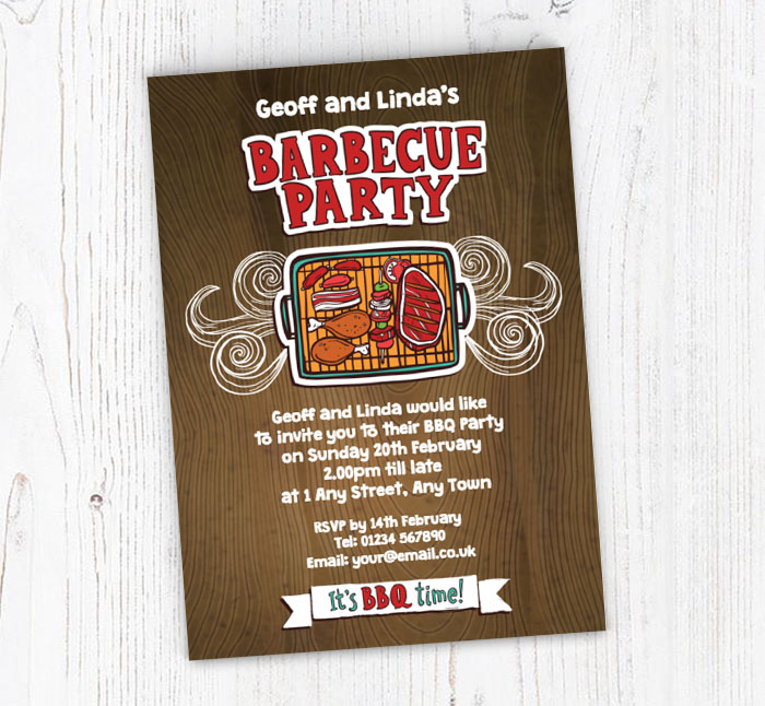 barbecue party invitations