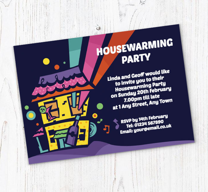 House on sale party invitation