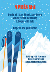 apres ski party invitations
