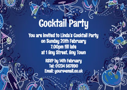 retro cocktail party invitations