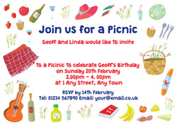 join us for a picnic invitations