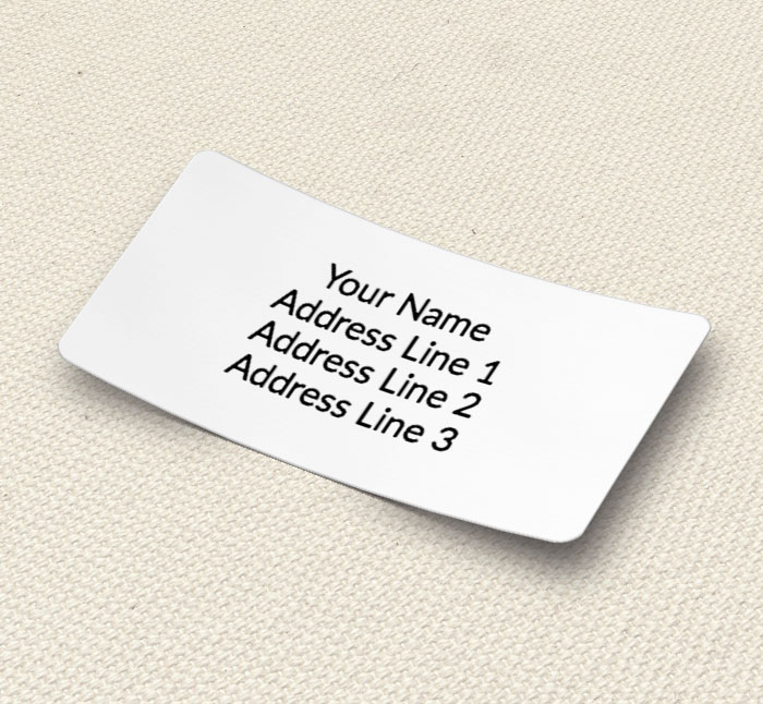 plain address labels