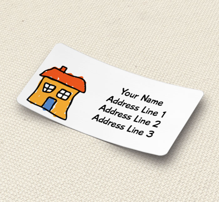 orange house address labels