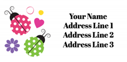 ladybirds address labels