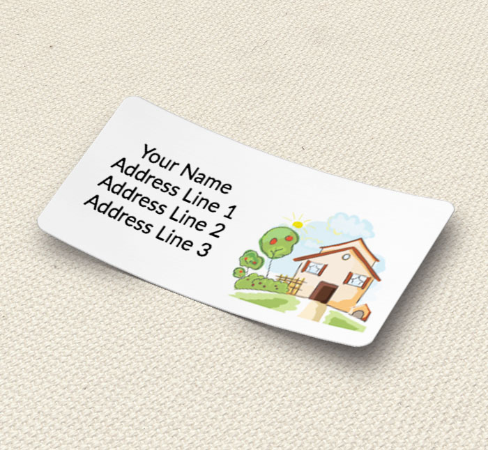 country house address labels