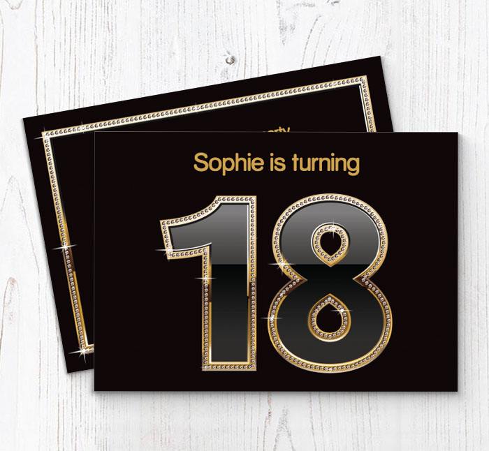 18th birthday party invitations