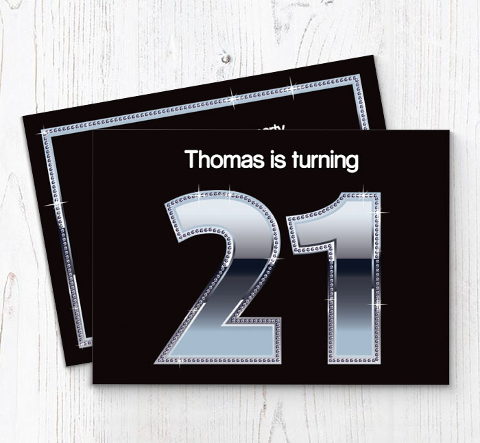 21st birthday party invitations