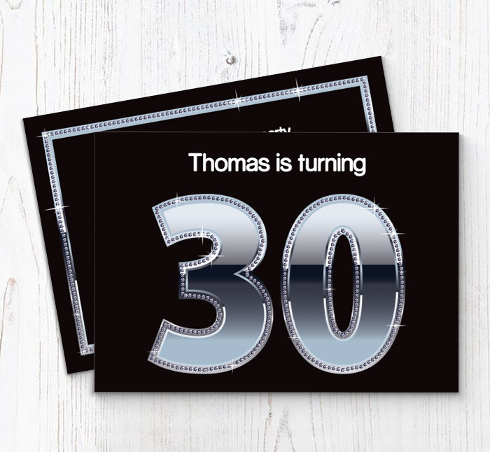 30th birthday party invitations