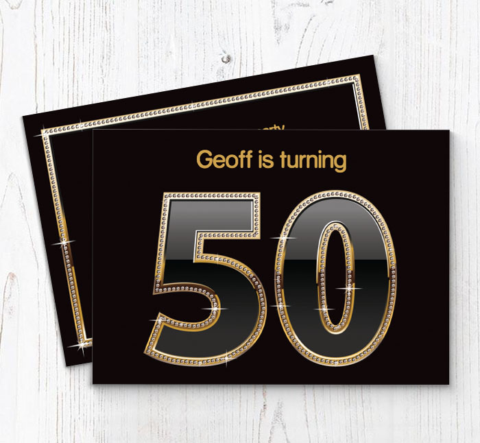 50th birthday party invitations