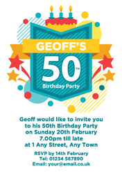 50th celebration party invitations