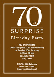 surprise 70th birthday party invitations