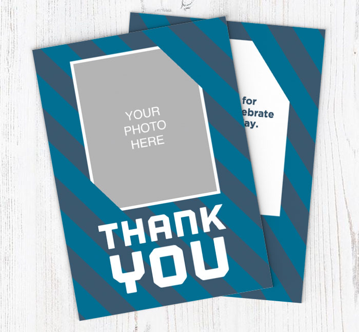 photo upload thank you cards