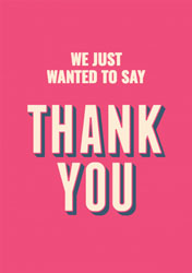 pink thank you cards