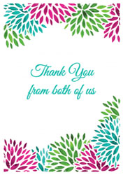 petals thank you cards