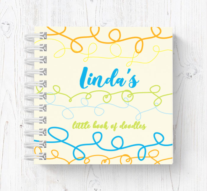 doodles mini notebook