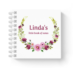 roses mini notebook