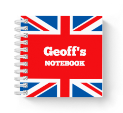 union jack mini notebook