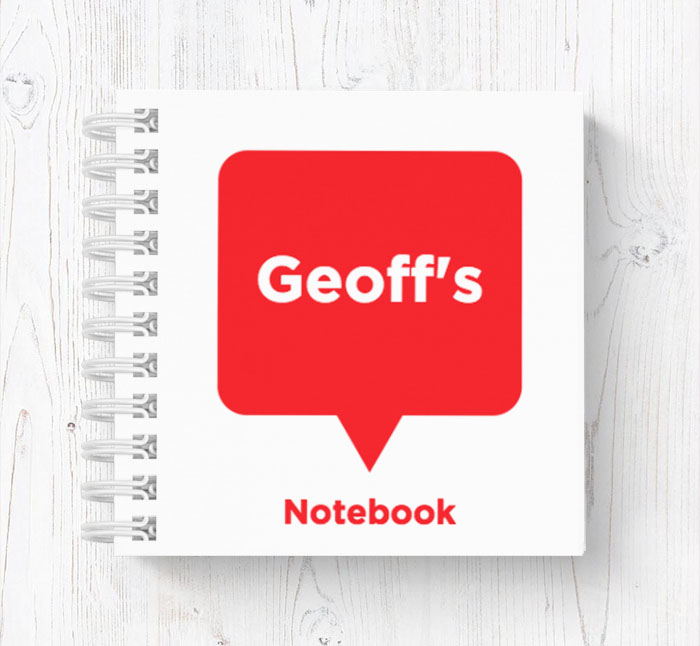 speech bubble mini notebook