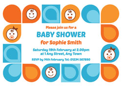 vintage baby shower invitations