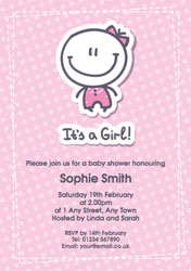 baby girl baby shower invitations