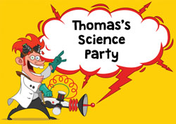 crazy scientists party invitations