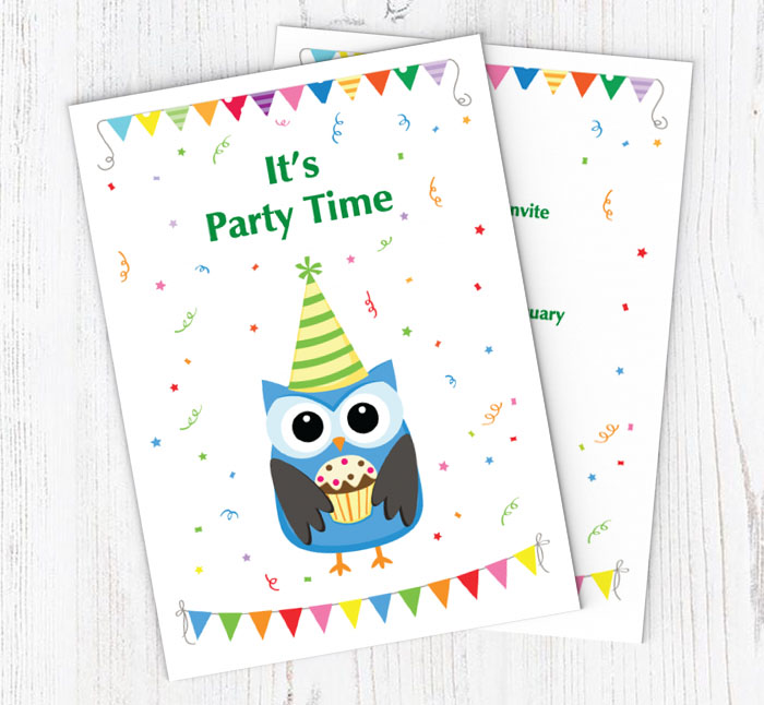 party owl invitations