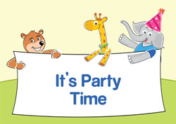 party animals invitations