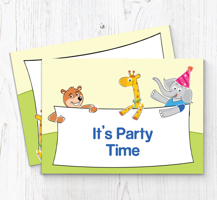 party animals invitations