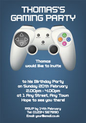 gaming controller invitations