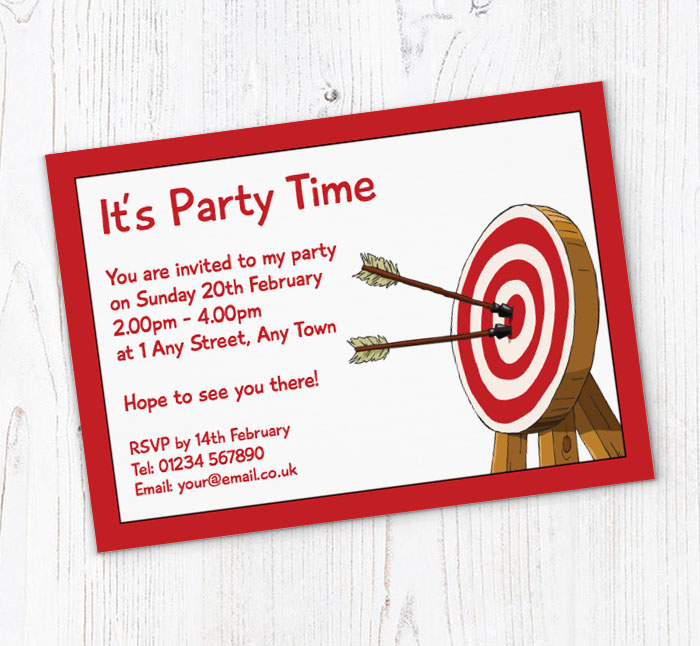 archery-party-invitations-personalise-online-plus-free-envelopes