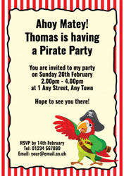 ahoy matey party invitations
