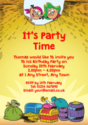 treasure hunt party invitations