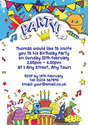 party fun party invitations