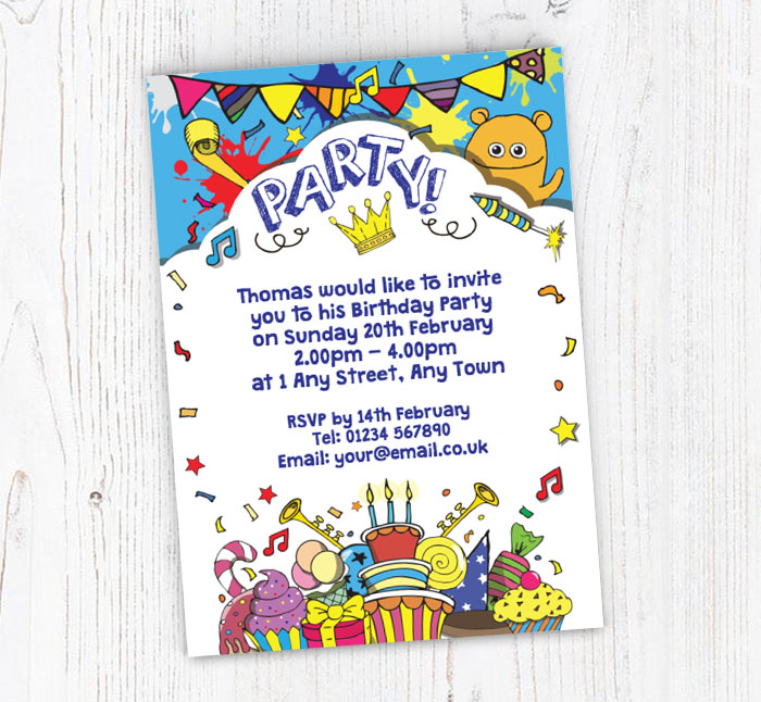 party fun party invitations