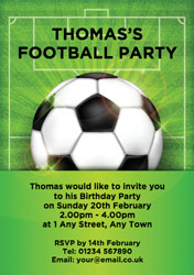 football game party invitations