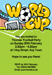world cup party invitations