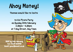 pirate party invitations