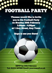 football floodlights invitations