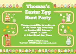 easter egg hunt map invitations