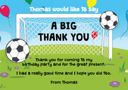 football thank you cards