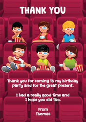 cinema thank you cards