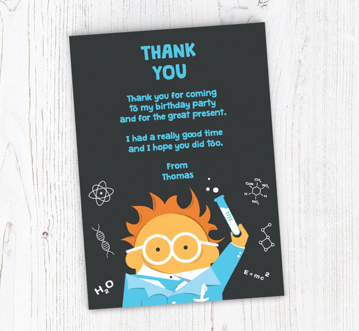science professor thank you cards