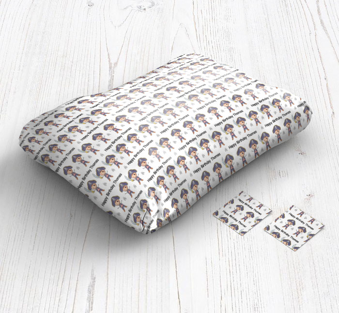 pirate wrapping paper