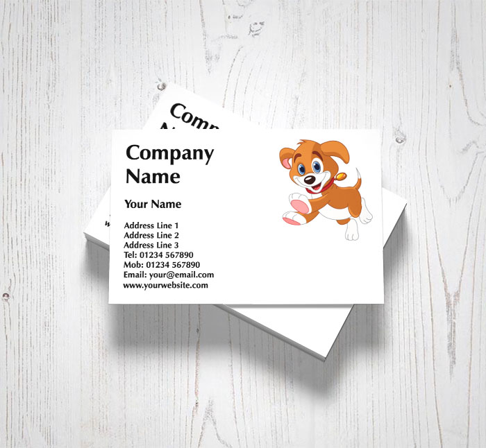 puppy business cards