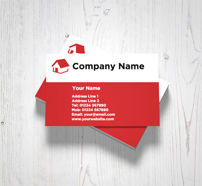 red house business cards