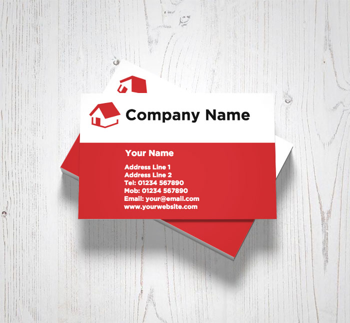 red house business cards