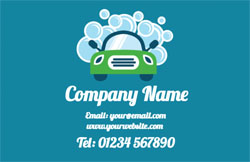 car wash business cards