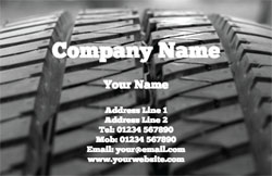 tyre tread business cards