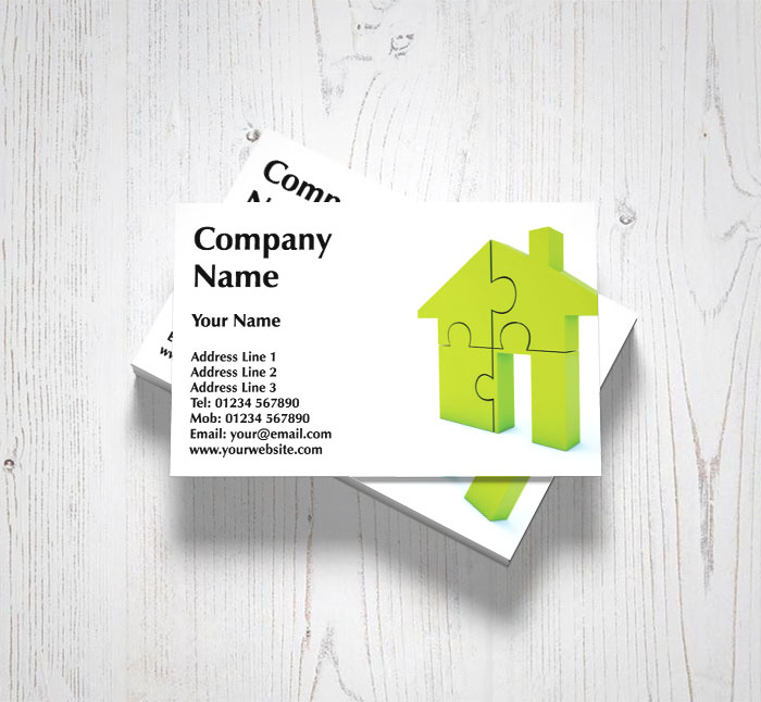 jigsaw house business cards