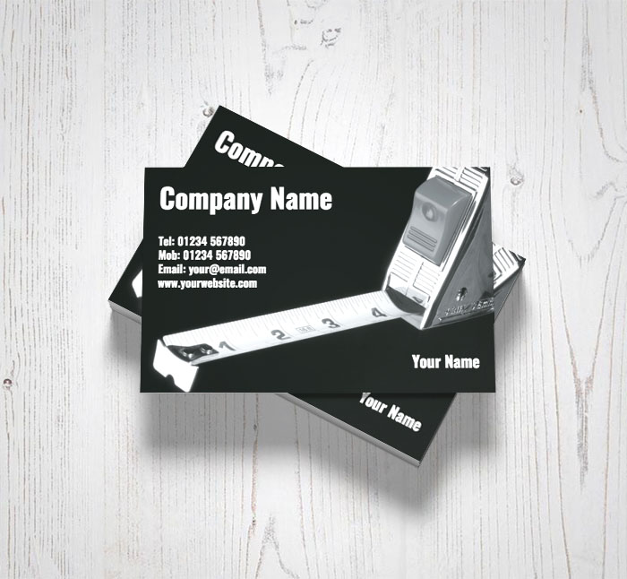 tape measure business cards